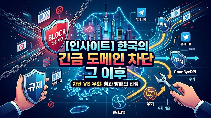 [리뷰/인사이트] 한국의 긴급 도메인 차단, 그 이후의 웹 생태계 동향과 우리의 대처법