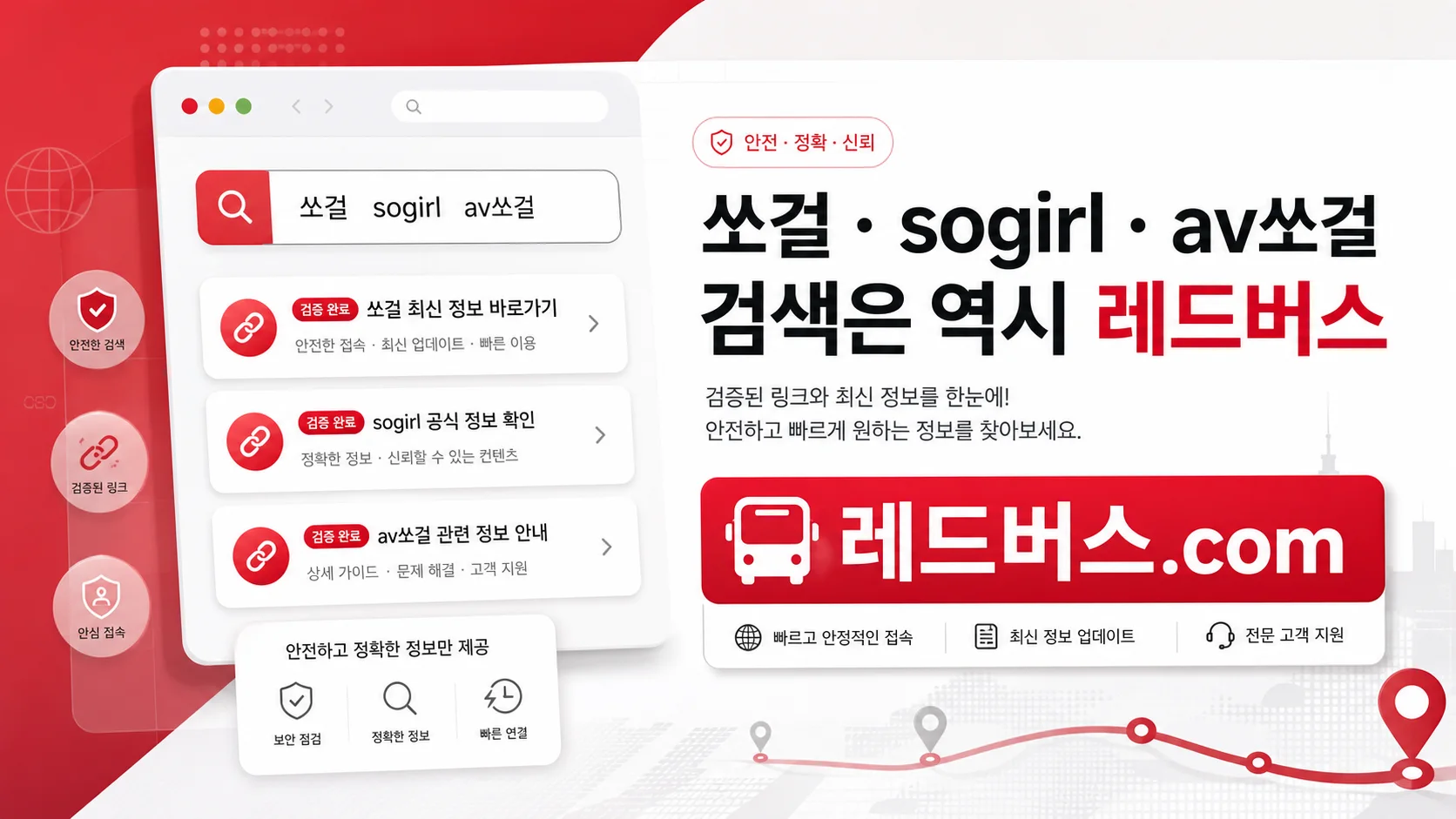 비슷한 사이트 이름과 주소를 구분하는 방법을 표현한 그림