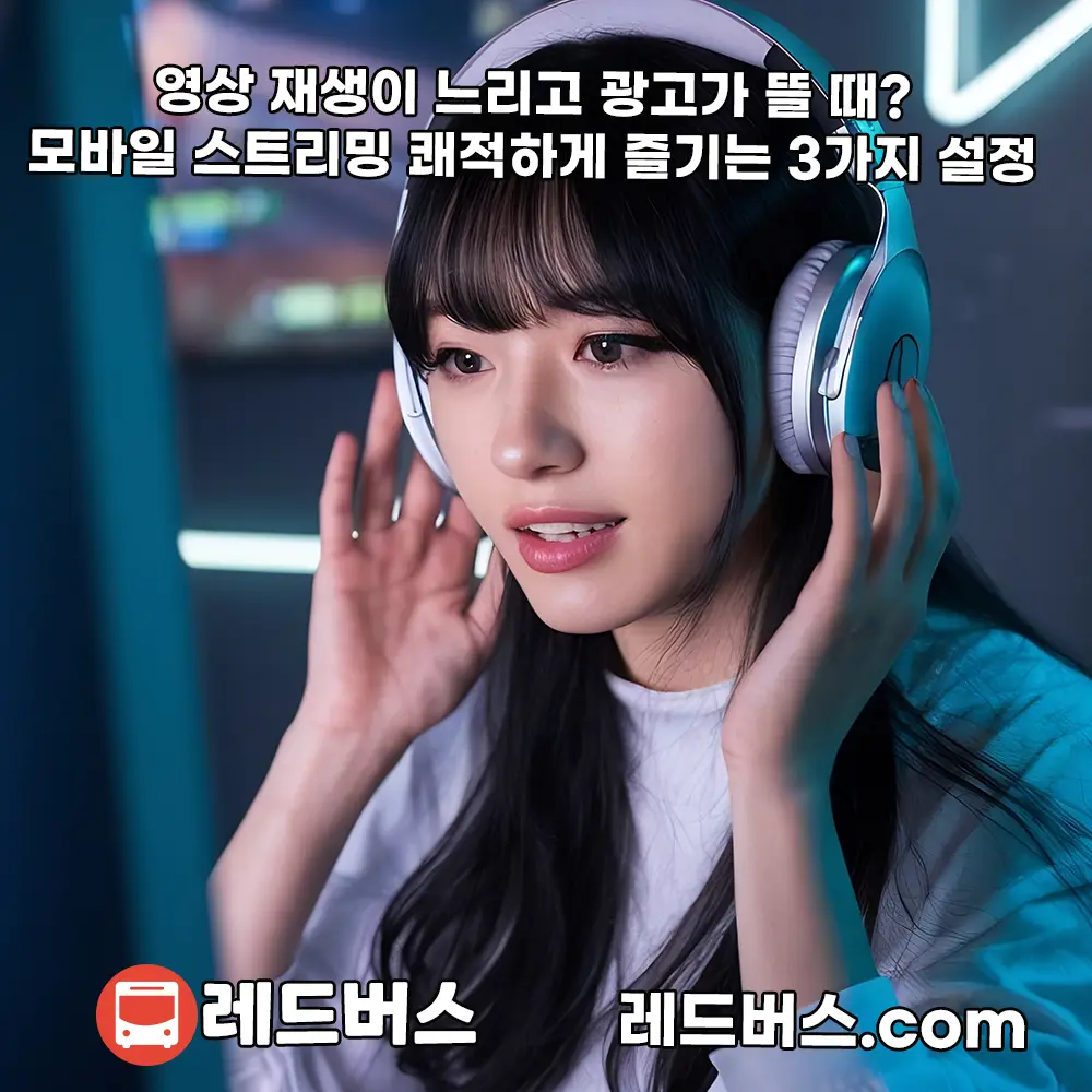 영상 재생이 느리거나 팝업이 뜰 때 확인할 모바일 브라우저 설정